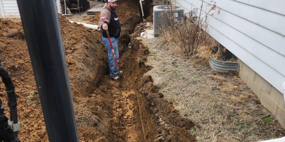 Underground pipe line repair and installing